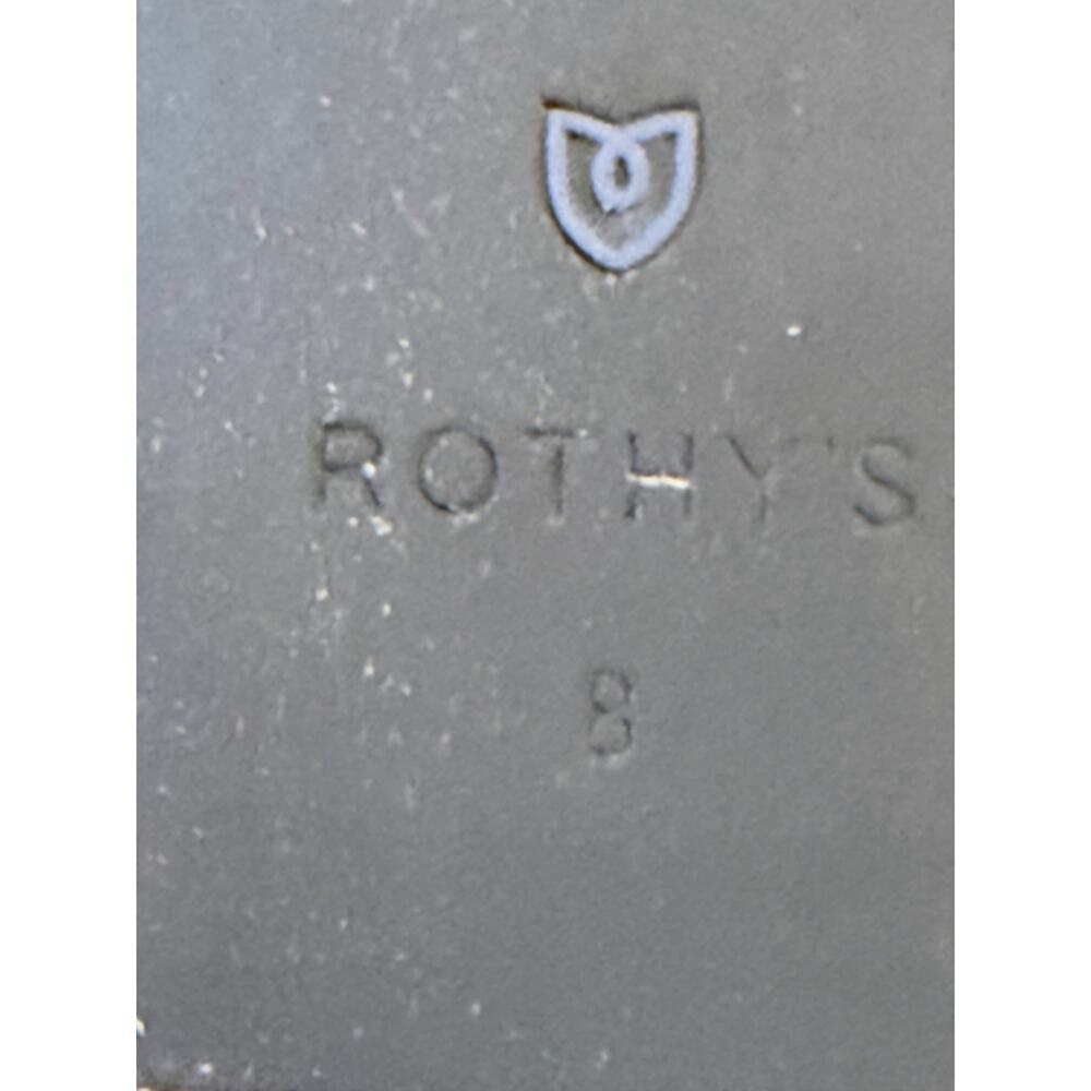 Rothy’s The Square In Tuxedo Size 8 Cream Black K… - image 7